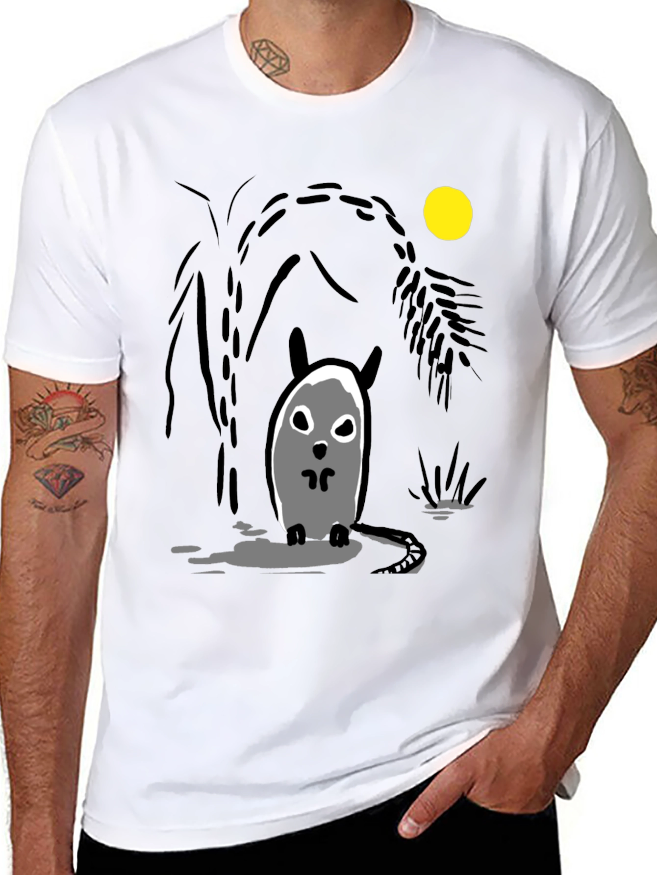 Cute Forest Spirit Graphic Tee