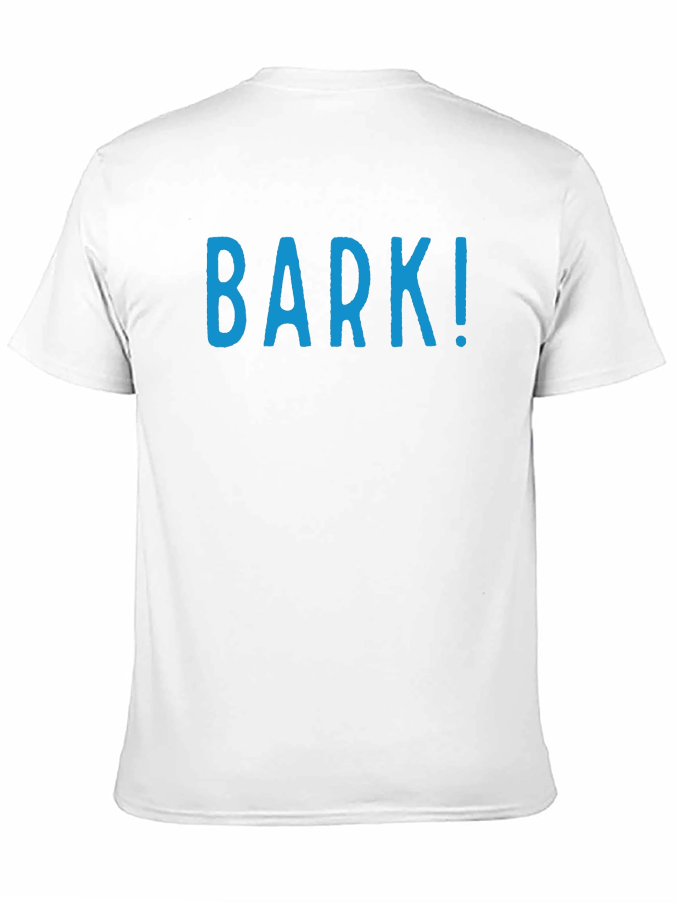 Mens Black T-Shirt with BARK! Print