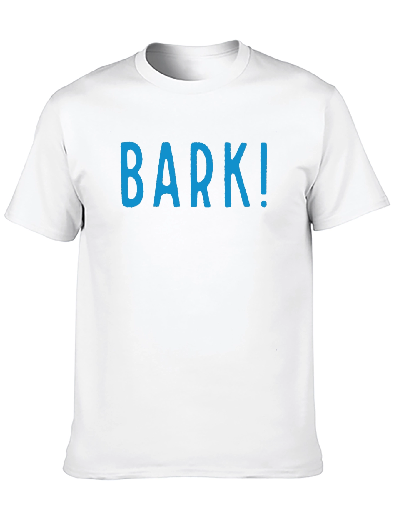 Mens Black T-Shirt with BARK! Print
