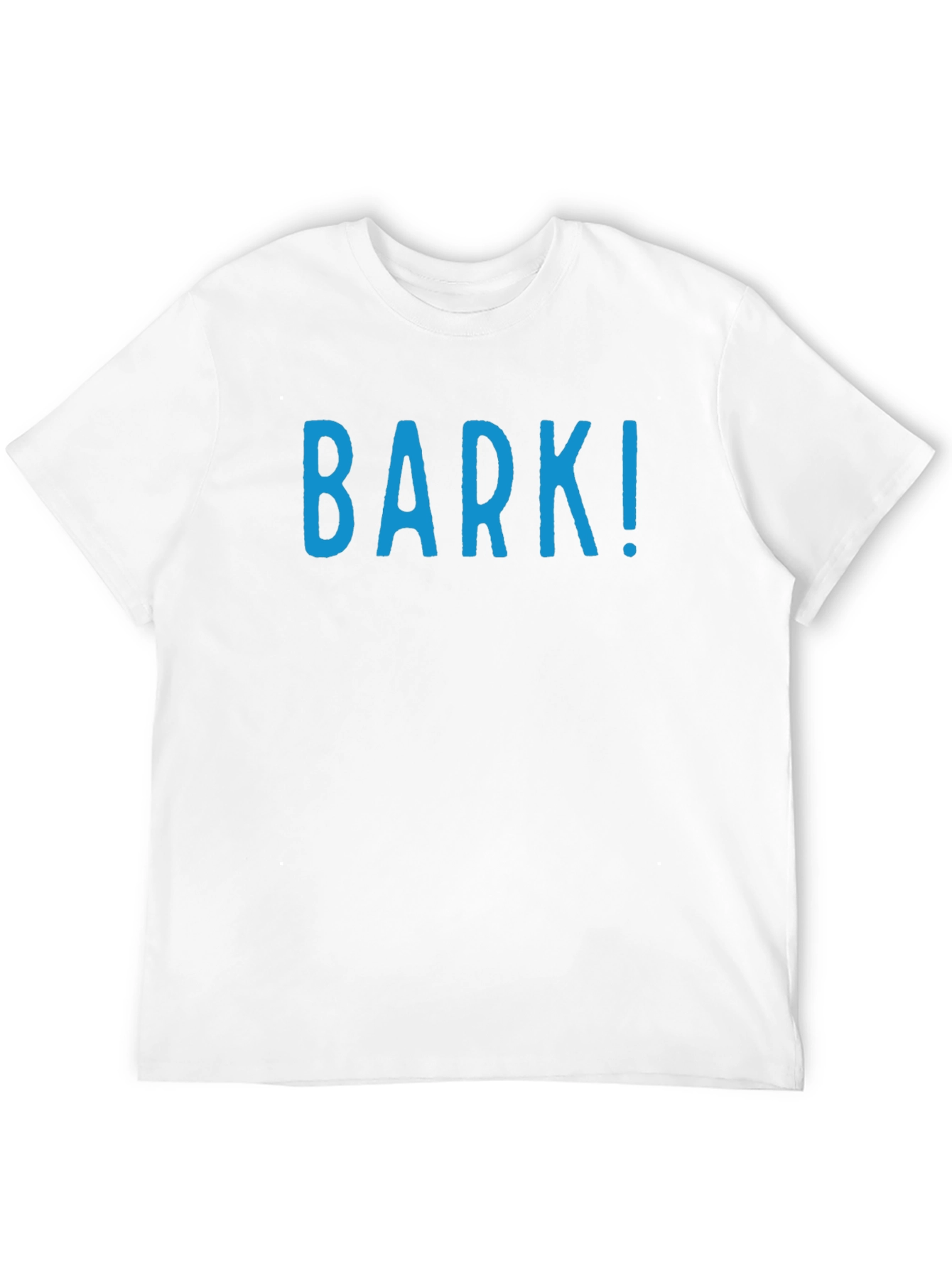 Mens Black T-Shirt with BARK! Print