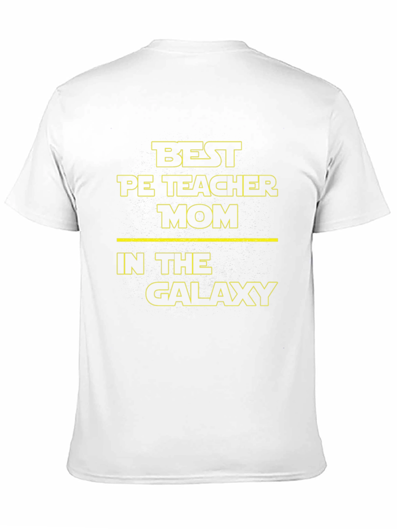 Best PE Teacher Mom in the Galaxy Black T-Shirt