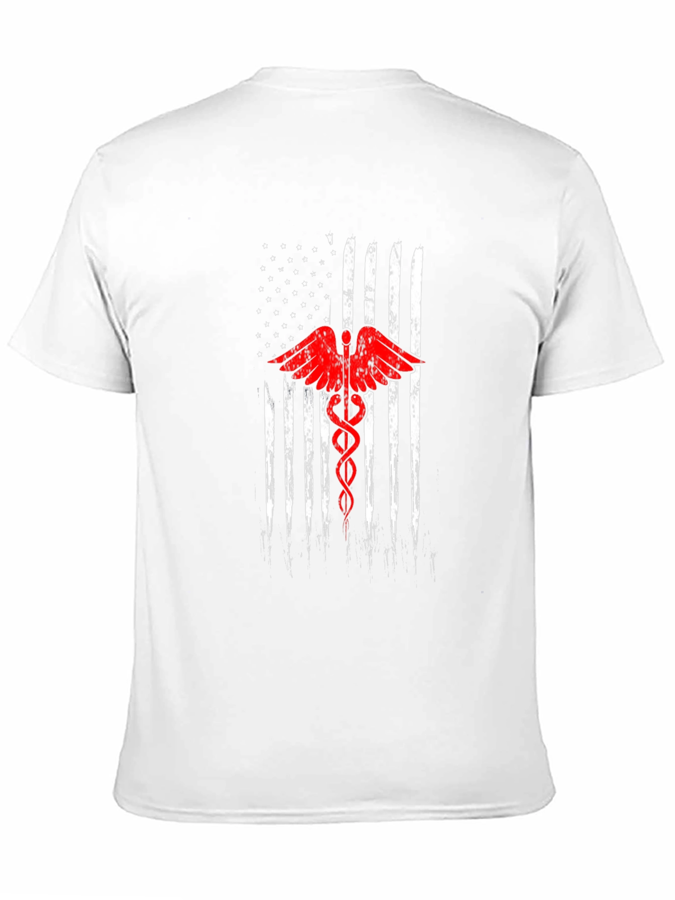 American Flag Medical Symbol T-Shirt