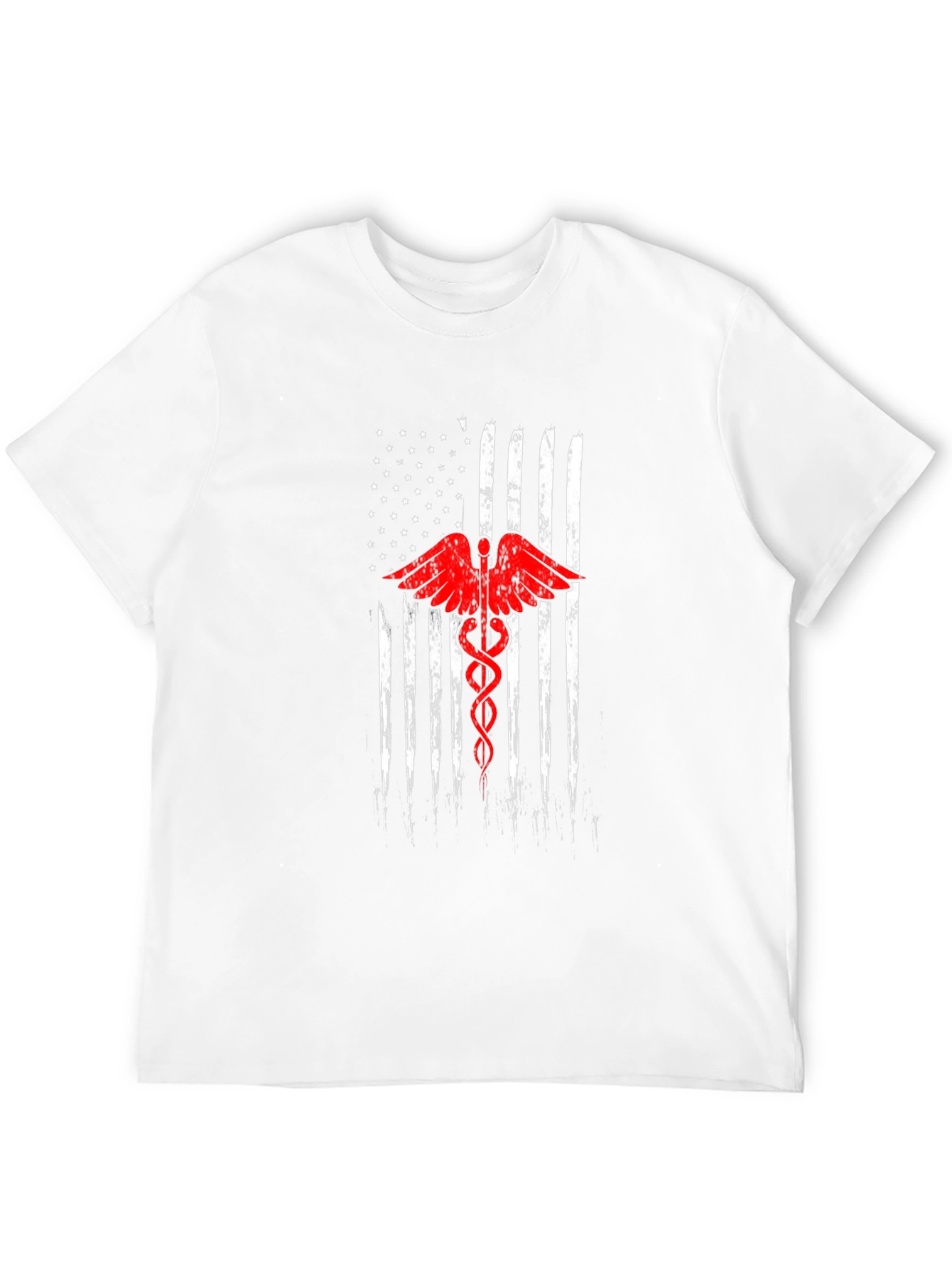 American Flag Medical Symbol T-Shirt