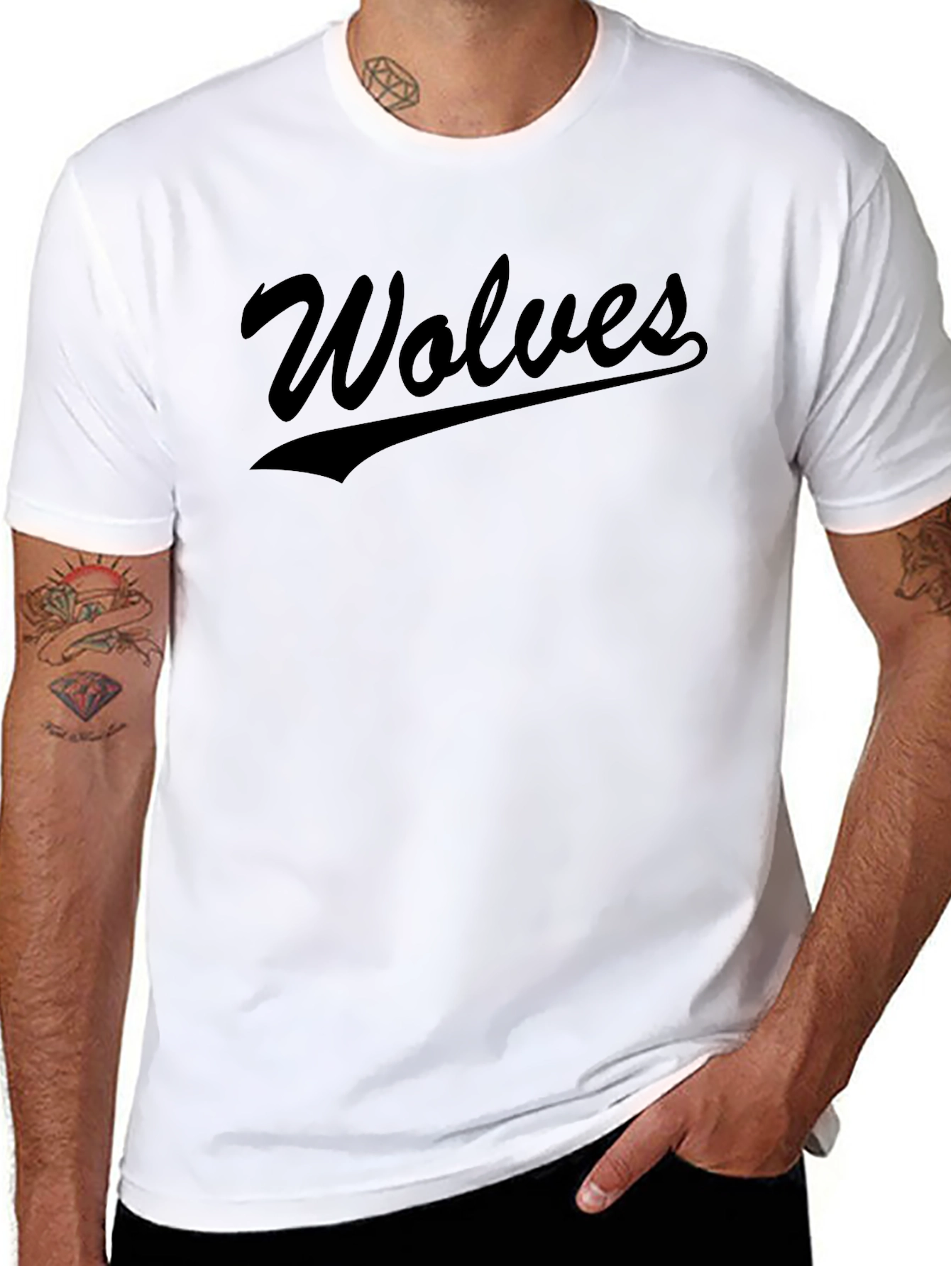 Wolves Graphic T-Shirt - Classic Design
