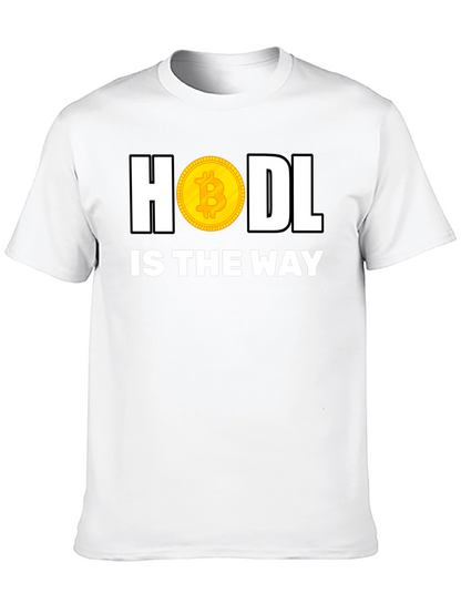 HODL Bitcoin Crypto Black T-Shirt
