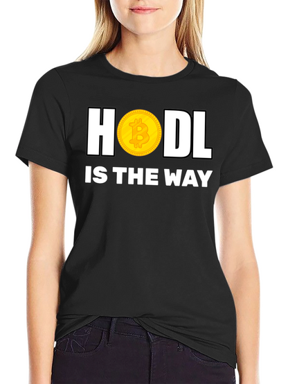 HODL Bitcoin Crypto Black T-Shirt