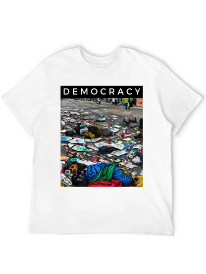 Democracy Graphic Tee: Powerful Social Statement