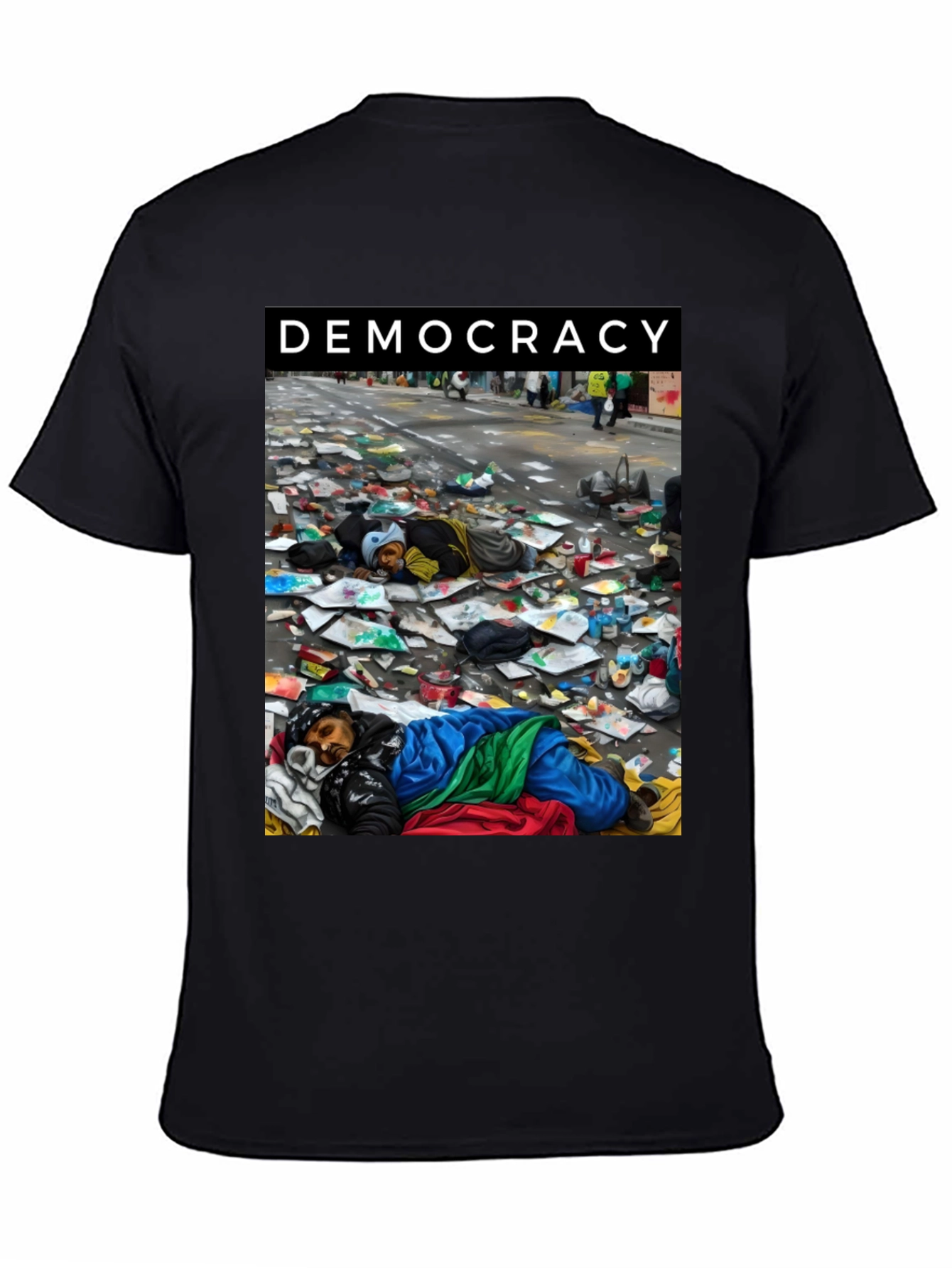 Democracy Graphic Tee: Powerful Social Statement
