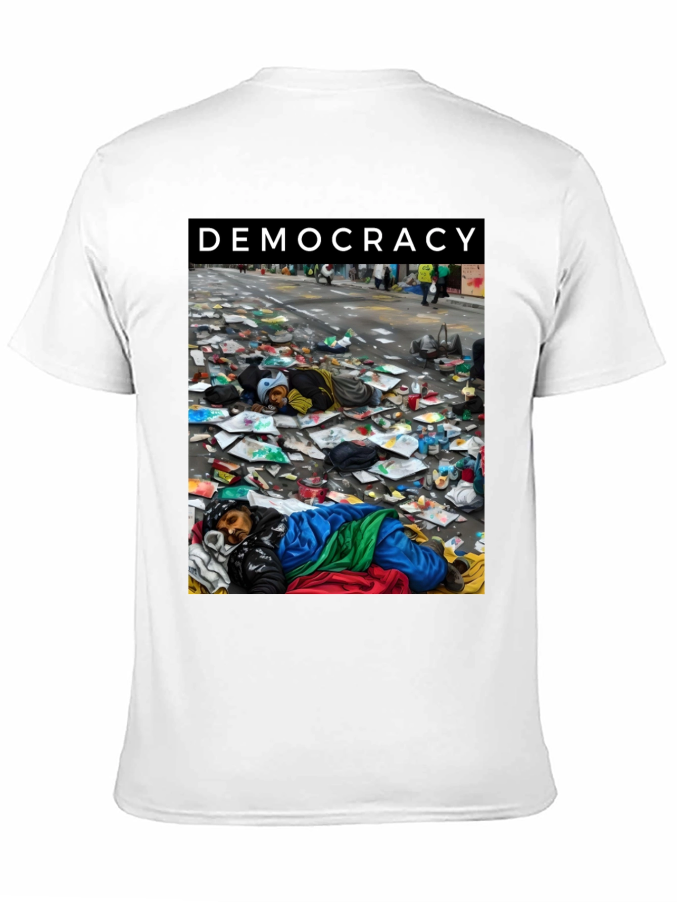 Democracy Graphic Tee: Powerful Social Statement