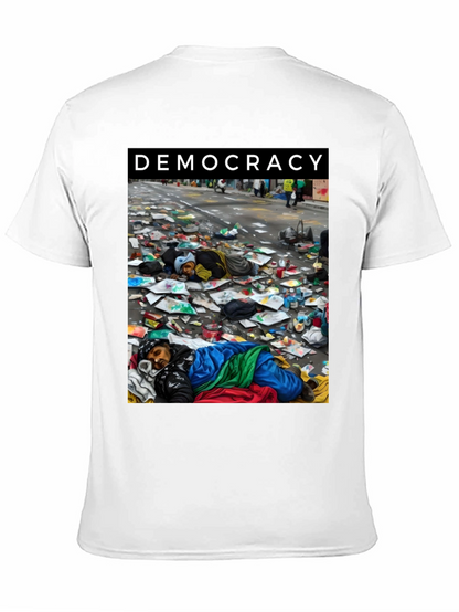 Democracy Graphic Tee: Powerful Social Statement