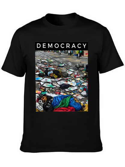 Democracy Graphic Tee: Powerful Social Statement