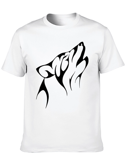 Black Wolf Howl Graphic Tee