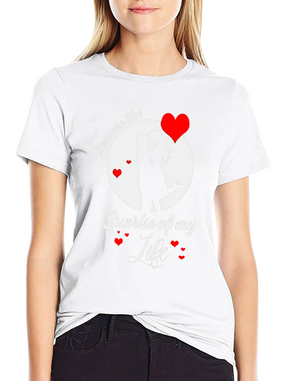 Romantic Couple T-Shirt - You Are the Sunrise