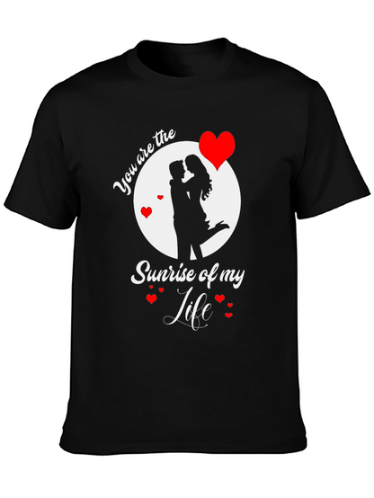 Romantic Couple T-Shirt - You Are the Sunrise