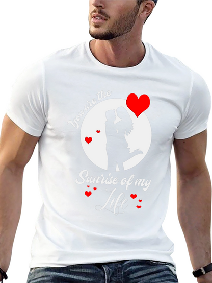 Romantic Couple T-Shirt - You Are the Sunrise