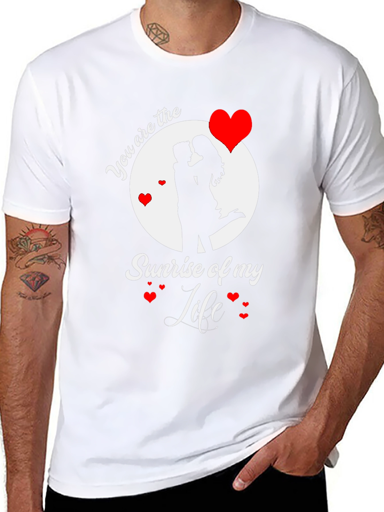 Romantic Couple T-Shirt - You Are the Sunrise