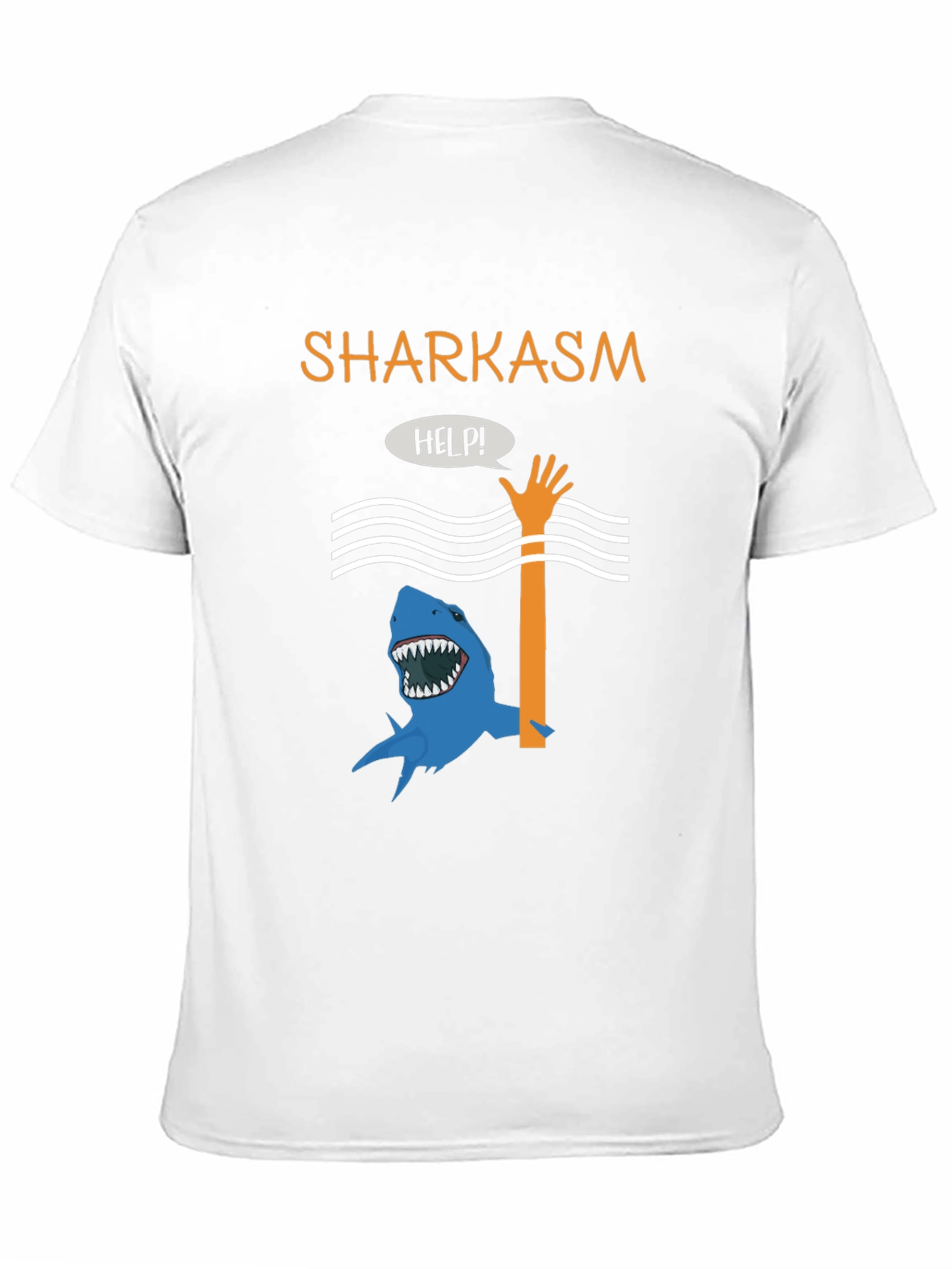 Sharkasm Funny Graphic T-Shirt
