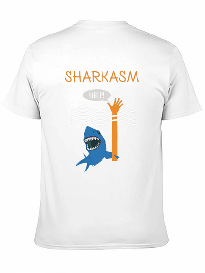 Sharkasm Funny Graphic T-Shirt