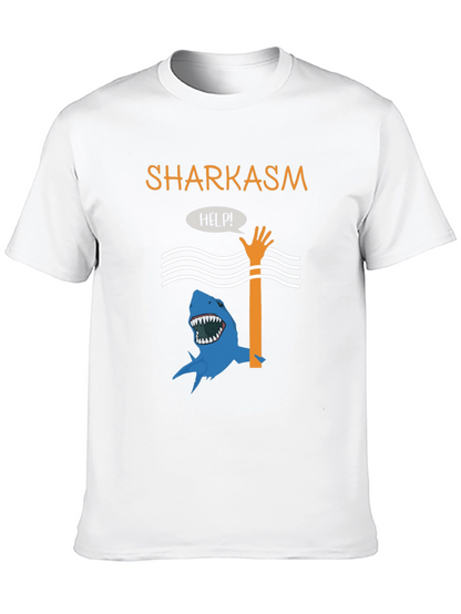 Sharkasm Funny Graphic T-Shirt