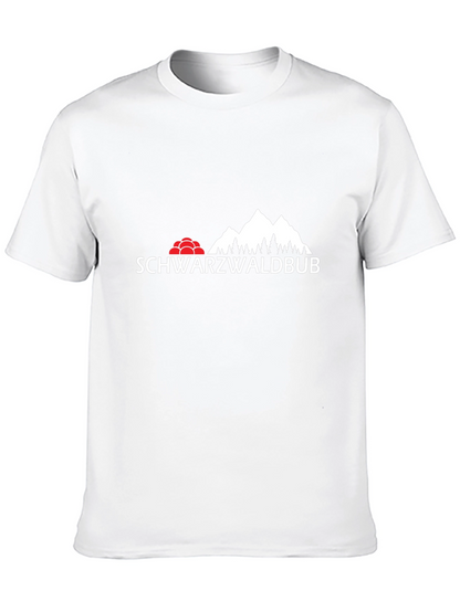 Schwarzwaldbub Mens Black Graphic T-Shirt