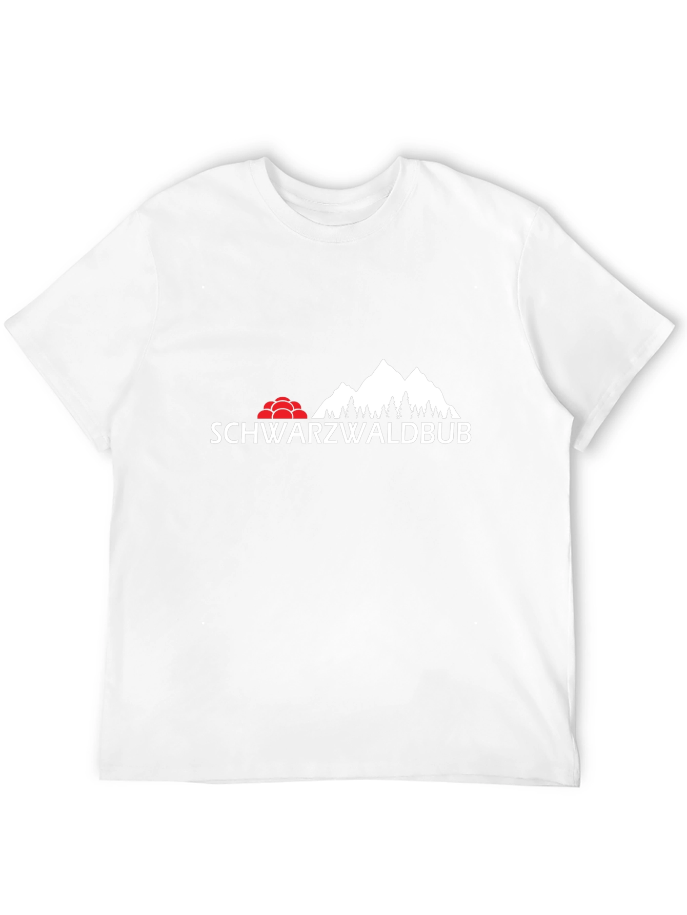 Schwarzwaldbub Mens Black Graphic T-Shirt