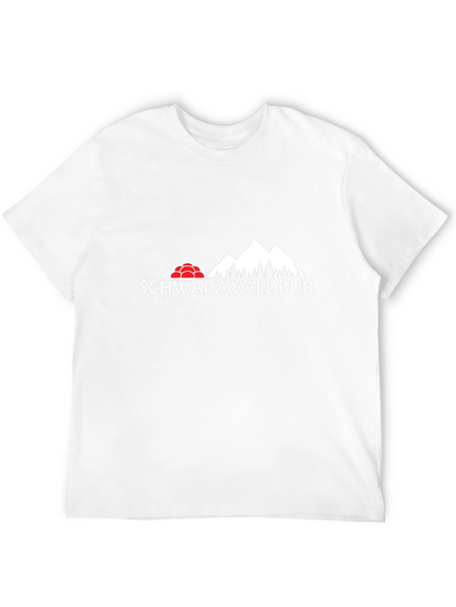 Schwarzwaldbub Mens Black Graphic T-Shirt