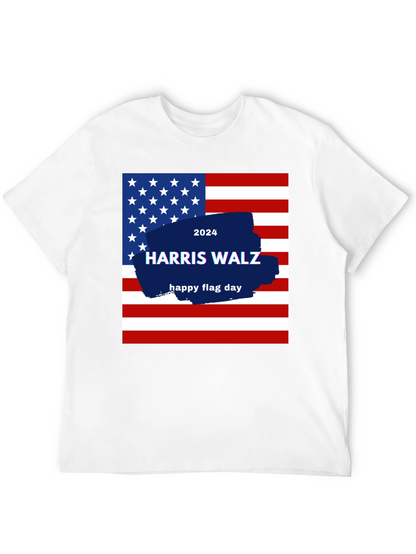 Harris Walz 2024 Flag Day T-Shirt