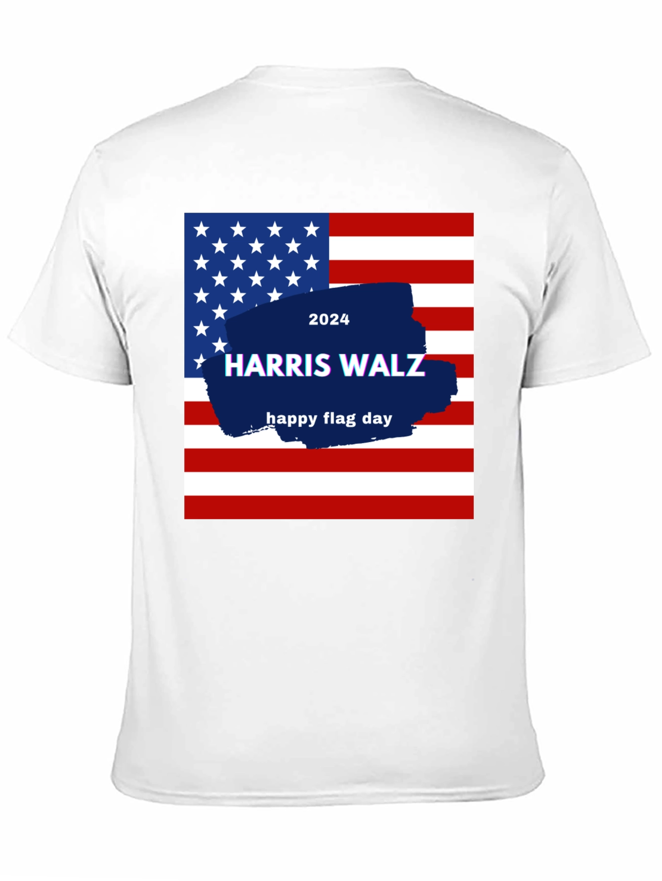Harris Walz 2024 Flag Day T-Shirt