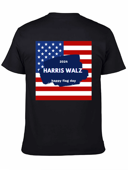 Harris Walz 2024 Flag Day T-Shirt