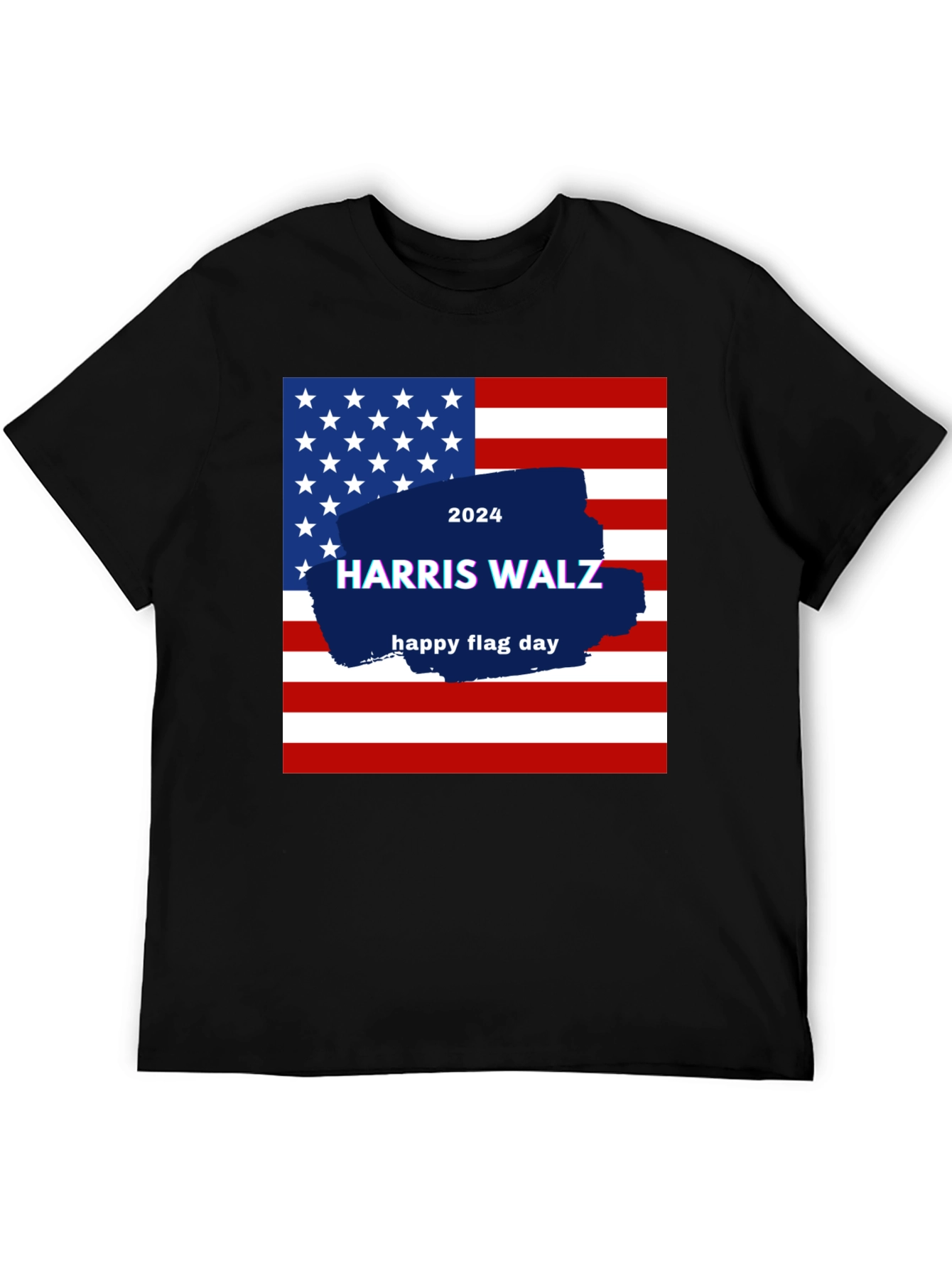 Harris Walz 2024 Flag Day T-Shirt