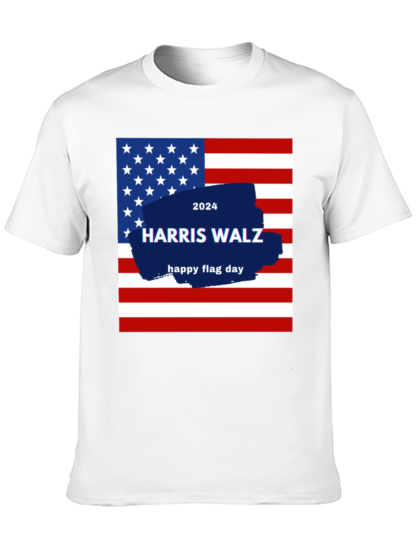 Harris Walz 2024 Flag Day T-Shirt