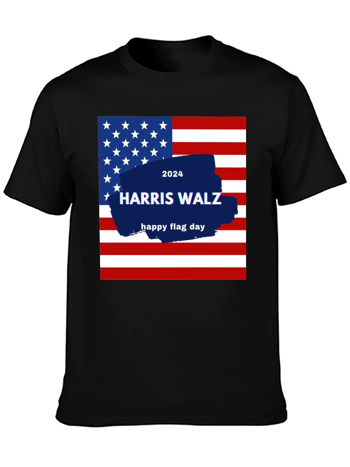 Harris Walz 2024 Flag Day T-Shirt