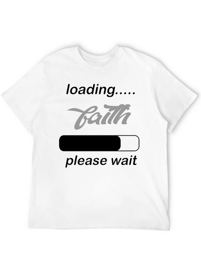Faith Loading T-Shirt - Inspirational Graphic Tee