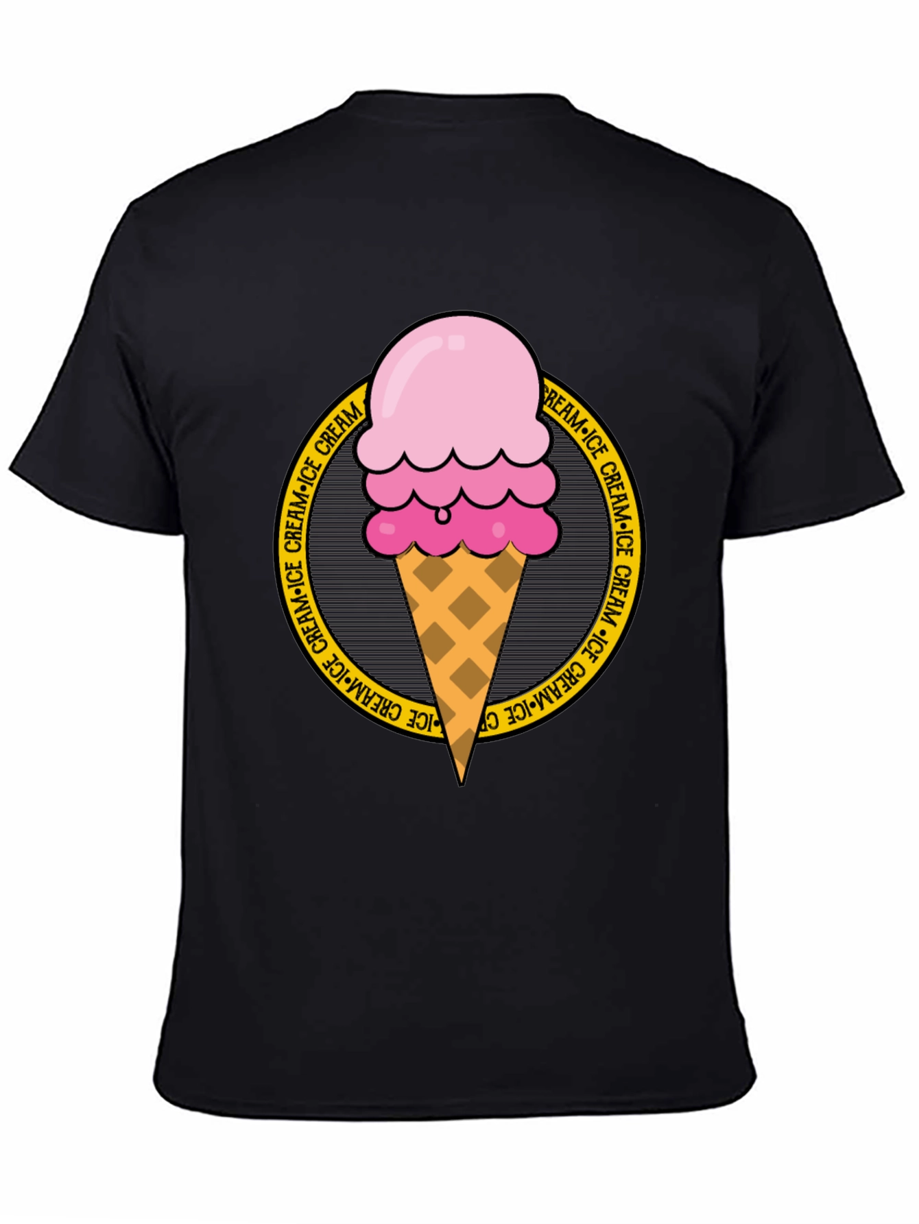 Ice Cream Graphic Tee - Round Logo