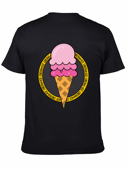 Ice Cream Graphic Tee - Round Logo