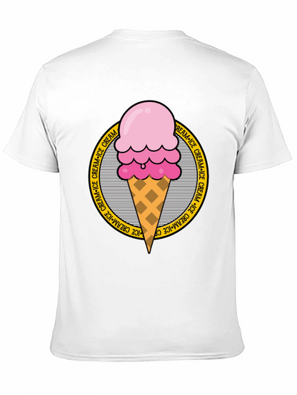 Ice Cream Graphic Tee - Round Logo