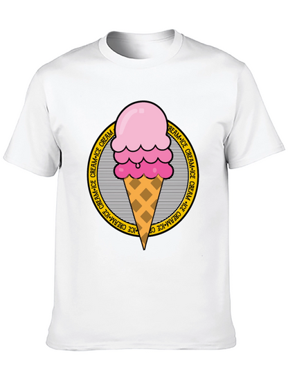 Ice Cream Graphic Tee - Round Logo