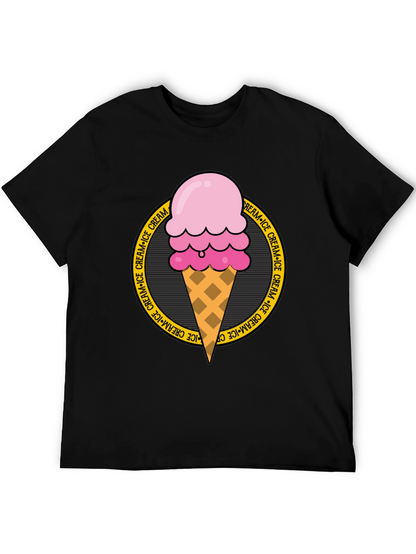 Ice Cream Graphic Tee - Round Logo