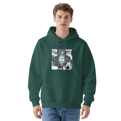 Mystical Realm Digital Art Graphic Black Hoodie