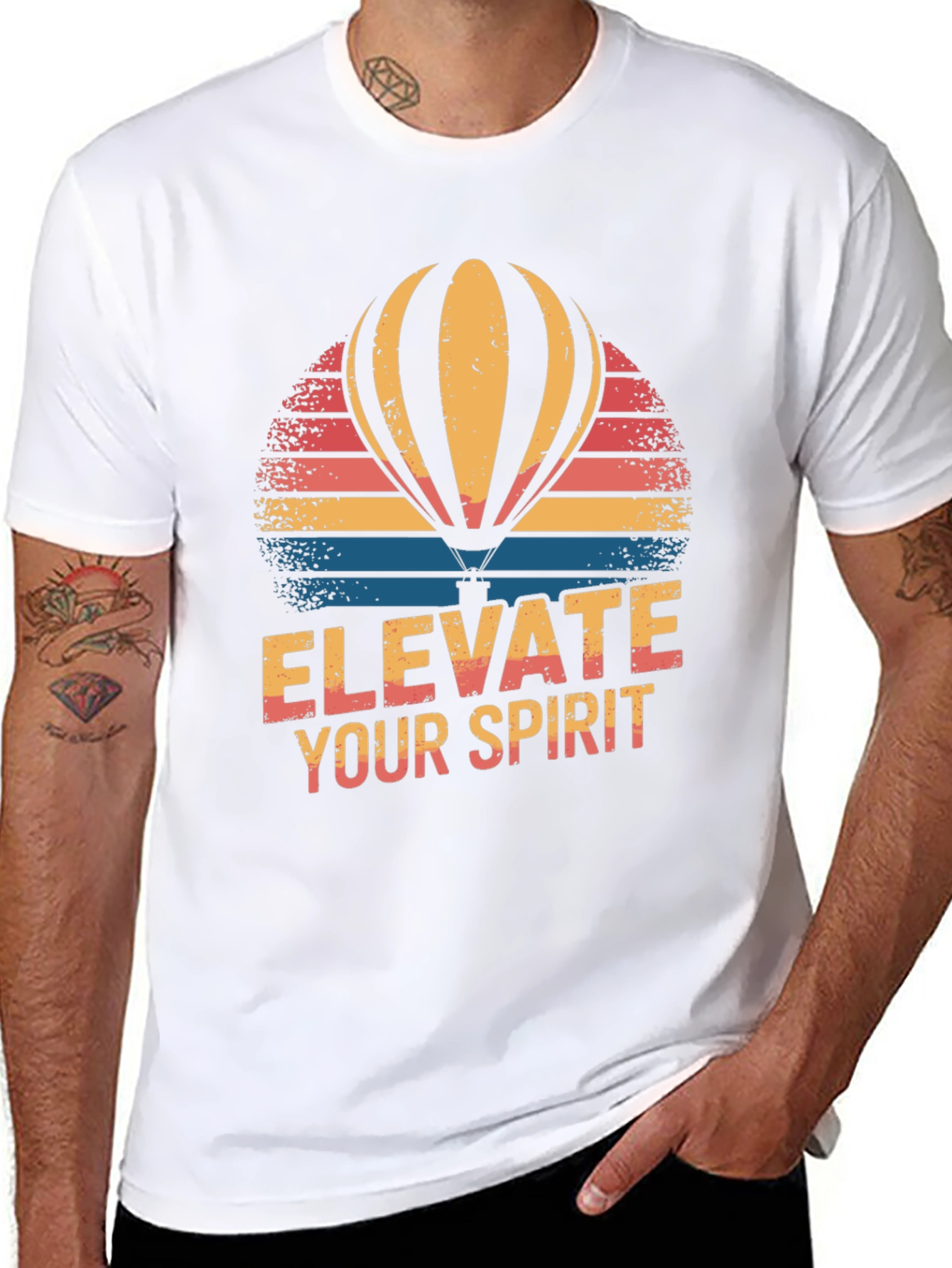 Elevate Your Spirit Balloon Graphic Tee