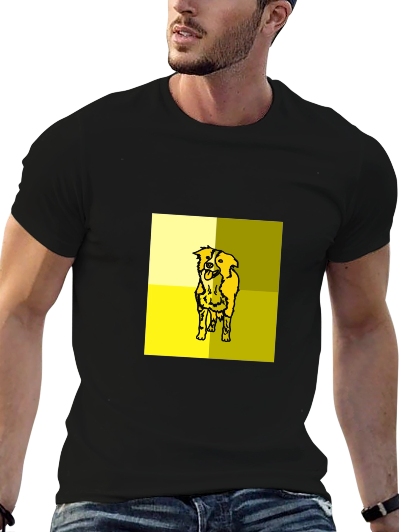 Dog Graphic Tee - Modern Pet Lover T-Shirt