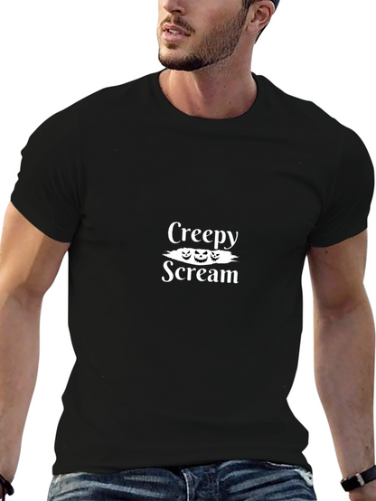 Creepy Scream Halloween T-Shirt