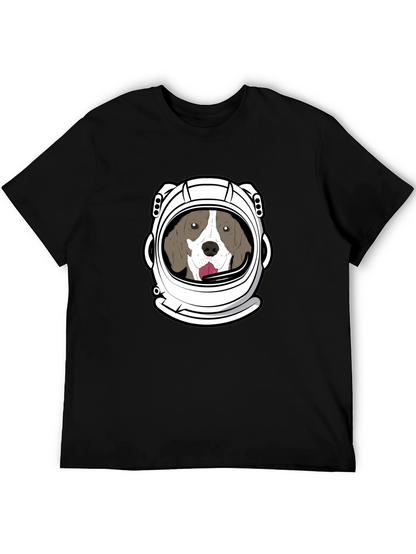 Dog Astronaut Graphic T-Shirt