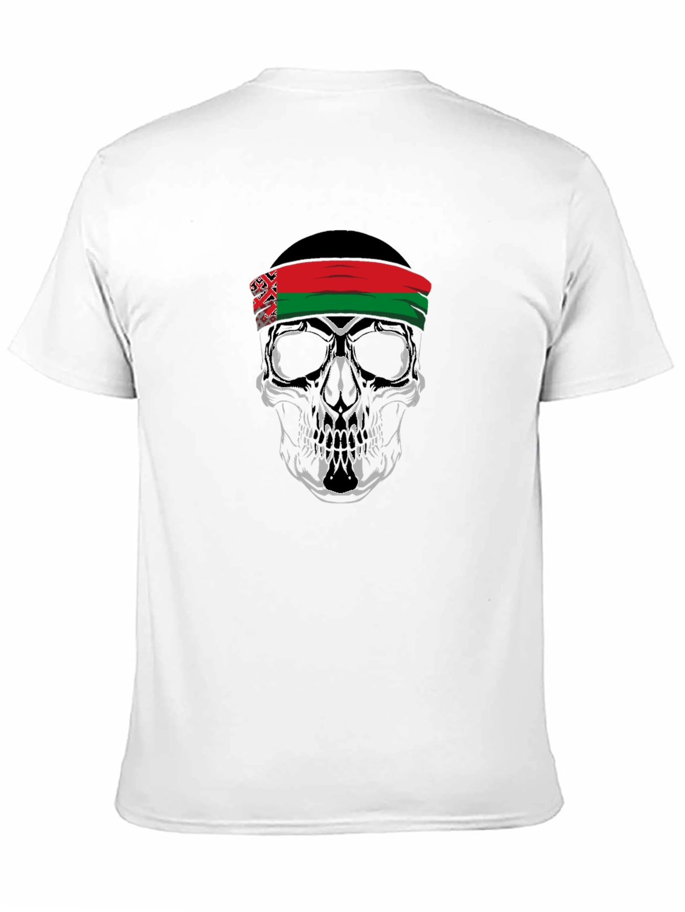 Skull Bandana Graphic Tee - Edgy Cool Style