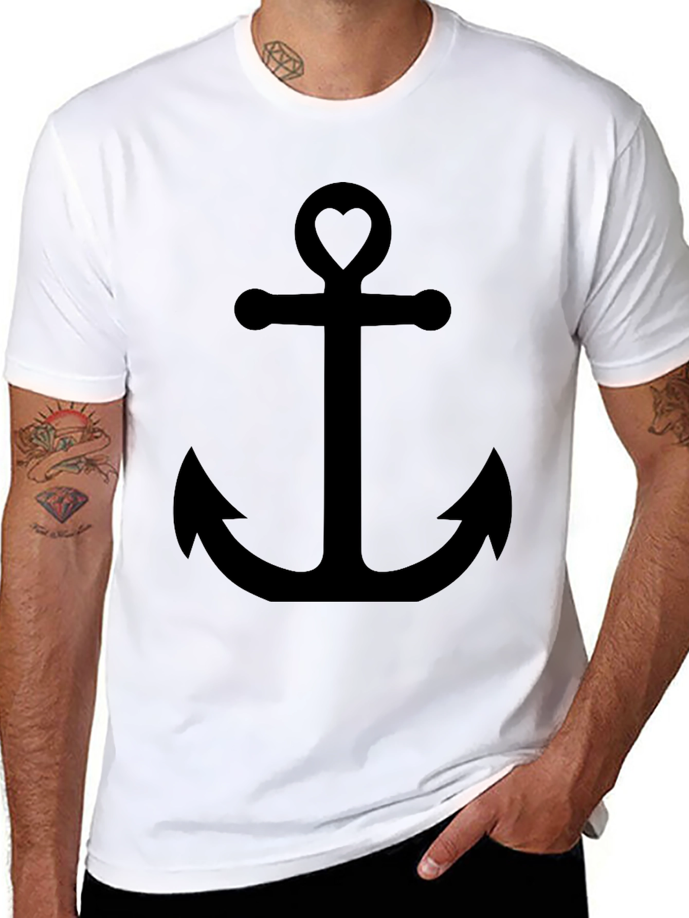 Anchor Heart Graphic Tee