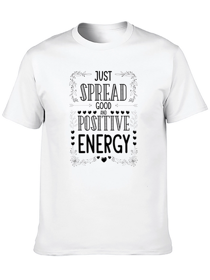 Positive Energy Graphic Tee - Spread Good Vibes!