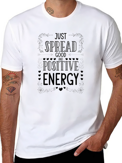 Positive Energy Graphic Tee - Spread Good Vibes!