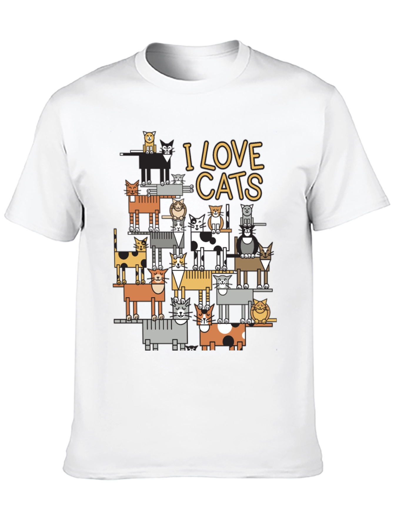 I Love Cats T-Shirt | Funny Cat Lover Tee