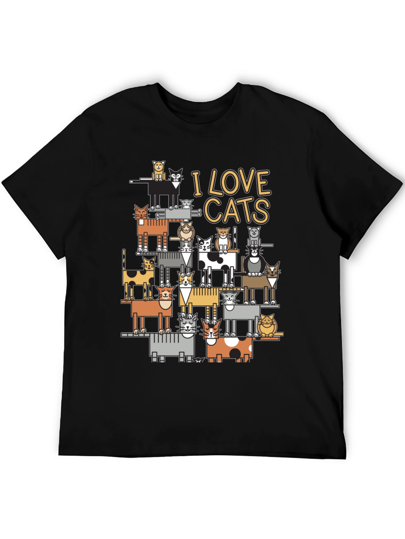 I Love Cats T-Shirt | Funny Cat Lover Tee