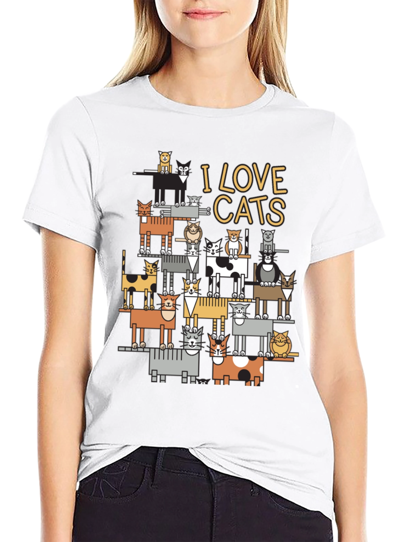 I Love Cats T-Shirt | Funny Cat Lover Tee